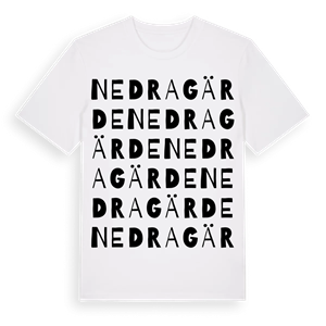 Nedragärde ordlek t-shirt – ekologisk bomull t-shirt från Pinshirt