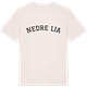 Vintage White t-shirt med Nedre Lia böjd t-shirt