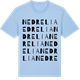 Blue Soul t-shirt med Nedre Lia ordlek t-shirt