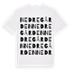 Nedregården ordlek t-shirt