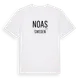 White t-shirt med Noas i Sverige t-shirt