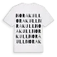 Norakull ordlek t-shirt