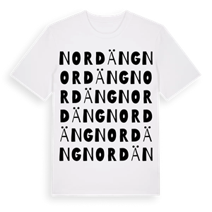 Nordäng ordlek t-shirt – ekologisk bomull t-shirt från Pinshirt