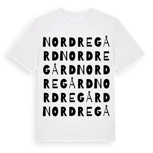 Nordregård ordlek t-shirt – ekologisk bomull t-shirt från Pinshirt