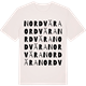 Vintage White t-shirt med Nordvära ordlek t-shirt