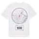 White t-shirt med Norr t-shirt
