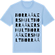 Blue Soul t-shirt med Norra Åkershult ordlek t-shirt