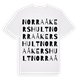 Norra Åkershult ordlek t-shirt