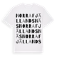 Norra Fjällandsnäs ordlek t-shirt