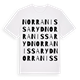 Norra Nissaryd ordlek t-shirt