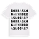 Norra Skogaby ordlek t-shirt