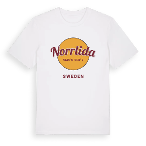Norrlida cirkel t-shirt – ekologisk bomull t-shirt från Pinshirt