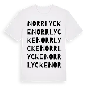 Norrlycke ordlek t-shirt – ekologisk bomull t-shirt från Pinshirt