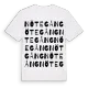 Nötegång ordlek t-shirt