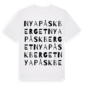 Nya Påskberget ordlek t-shirt – ekologisk bomull t-shirt från Pinshirt