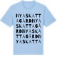 Blue Soul t-shirt med Nya Skattagård ordlek t-shirt