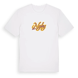 Nyby baseball t-shirt – ekologisk bomull t-shirt från Pinshirt