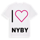 Jag älskar Nyby t-shirt stort tryck