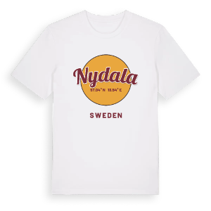 Nydala cirkel t-shirt – ekologisk bomull t-shirt från Pinshirt