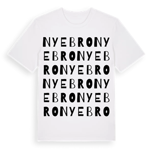 Nyebro ordlek t-shirt – ekologisk bomull t-shirt från Pinshirt