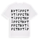 Nytäppet ordlek t-shirt