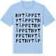 Blue Soul t-shirt med Nytäppet ordlek t-shirt