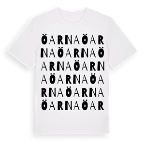 Öarna ordlek t-shirt – ekologisk bomull t-shirt från Pinshirt