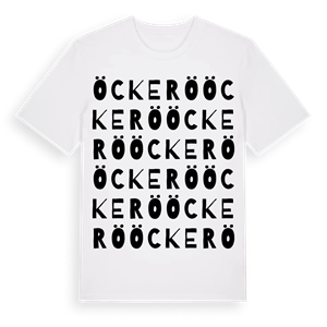 Öckerö ordlek t-shirt – ekologisk bomull t-shirt från Pinshirt