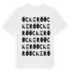 White t-shirt med Öckerö ordlek t-shirt