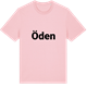 Pink Cotton t-shirt med Öden fetstil t-shirt