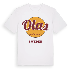 Olas cirkel t-shirt – ekologisk bomull t-shirt från Pinshirt