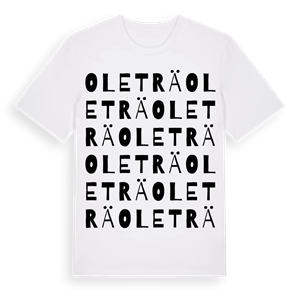 Oleträ ordlek t-shirt – ekologisk bomull t-shirt från Pinshirt