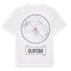 White t-shirt med Olofsbo t-shirt