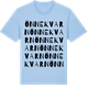 Blue Soul t-shirt med Önnekvarn ordlek t-shirt