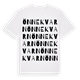 Önnekvarn ordlek t-shirt