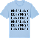 Blue Soul t-shirt med Onsala kyrkby ordlek t-shirt