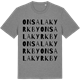 Mid Heather Gray t-shirt med Onsala kyrkby ordlek t-shirt