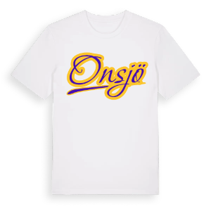 Onsjö baseball t-shirt – ekologisk bomull t-shirt från Pinshirt