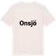 Vintage White t-shirt med Onsjö fetstil t-shirt