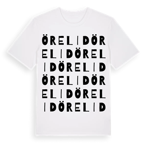 Örelid ordlek t-shirt – ekologisk bomull t-shirt från Pinshirt