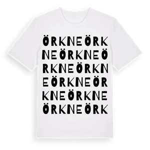 Örkne ordlek t-shirt – ekologisk bomull t-shirt från Pinshirt