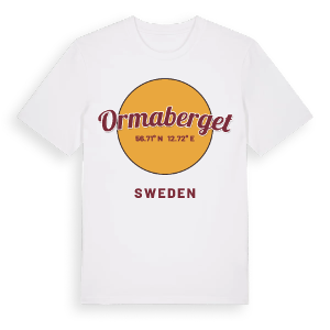 Ormaberget cirkel t-shirt – ekologisk bomull t-shirt från Pinshirt