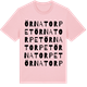 Pink Cotton t-shirt med Örnatorpet ordlek t-shirt