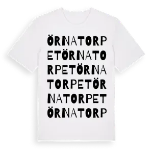 Örnatorpet ordlek t-shirt – ekologisk bomull t-shirt från Pinshirt