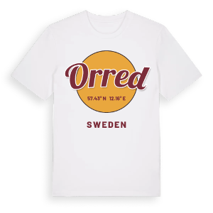 Orred cirkel t-shirt – ekologisk bomull t-shirt från Pinshirt