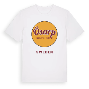 Ösarp cirkel t-shirt – ekologisk bomull t-shirt från Pinshirt