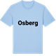 Blue Soul t-shirt med Osberg fetstil t-shirt