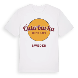 Österbacka cirkel t-shirt – ekologisk bomull t-shirt från Pinshirt