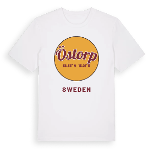 Östorp cirkel t-shirt – ekologisk bomull t-shirt från Pinshirt