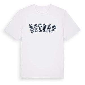 Östorp college t-shirt – ekologisk bomull t-shirt från Pinshirt